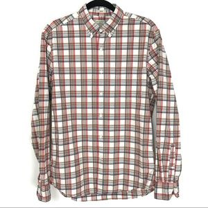 J. Crew Mens Medium Slim Stretch Secret Wash Shirt